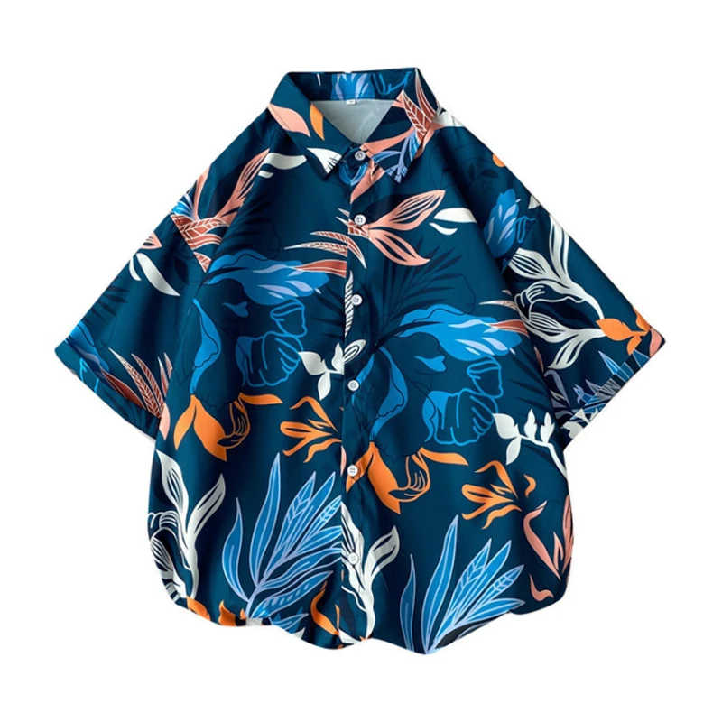 Гавайская рубашка для мужчин, модная повседневная Пляжная быстросохнущая блузка на пуговицах, с коротким рукавом, гавайский принт, лето
Гавайская рубашка для мужчин, модная повседневная Пляжная быстросохнущая блузка на пуговицах, с коротким рукавом, гавайский принт, лето