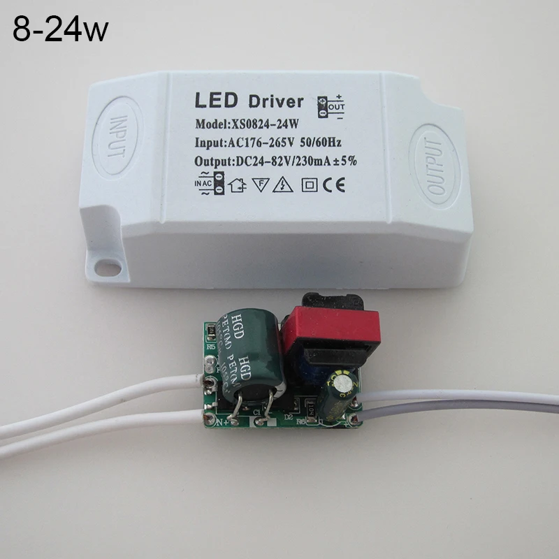 AC176-265V LED Driver Segmented Ceiling Lamp Light Transformer Constant Current Power Supply 24-36W/36-48W/36-50W 230mA
AC176-265V LED Driver Segmented Ceiling Lamp Light Transformer Constant Current Power Supply 24-36W/36-48W/36-50W 230mA
