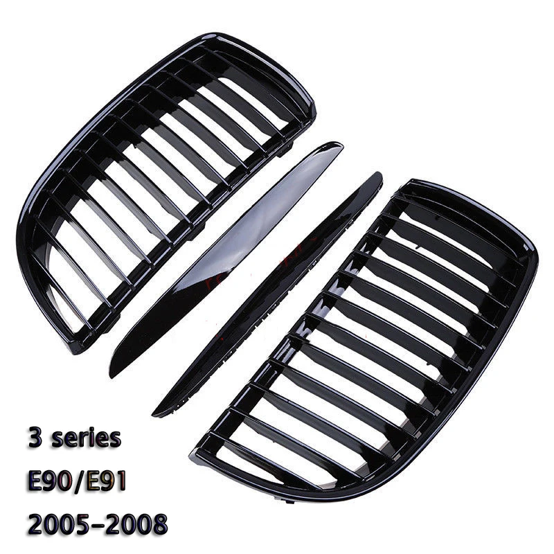 Car Single-line Bright Black Grille Grille for BMW 3 Series E90/E91 2005 2006 2007 2008 Snap-in Replacement Grille Auto Parts
Car Single-line Bright Black Grille Grille for BMW 3 Series E90/E91 2005 2006 2007 2008 Snap-in Replacement Grille Auto Parts
