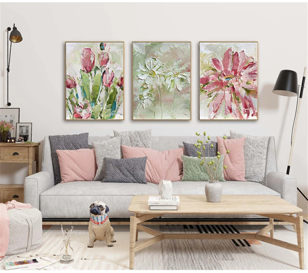 Handpainted wall art picture For Home Decor Abstract Thick oil knife Oil painting on Canvas 3 pcs for room no frame
Handpainted wall art picture For Home Decor Abstract Thick oil knife Oil painting on Canvas 3 pcs for room no frame