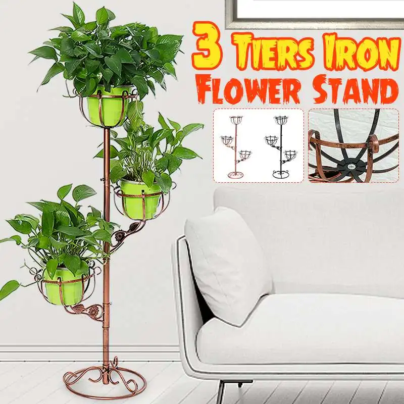 3 Tiers Metal Flower Pot Holder Rack Plant Display Shelf Succulent Shelf Flower Stand Tray Home Balcony Garden Decoration
3 Tiers Metal Flower Pot Holder Rack Plant Display Shelf Succulent Shelf Flower Stand Tray Home Balcony Garden Decoration