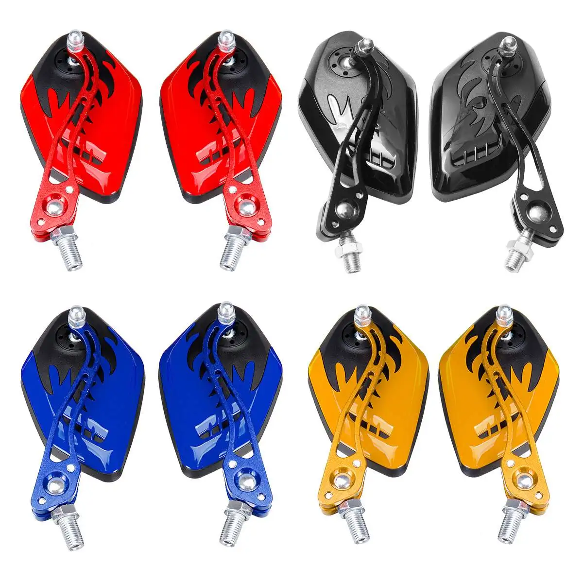 Универсальные мотоциклетные зеркала заднего вида, 2 шт./компл., 8 / 10 мм, с поворотом на 360 градусов, боковые зеркала для мотоцикла, скутера, мот...
Универсальные мотоциклетные зеркала заднего вида, 2 шт./компл., 8 / 10 мм, с поворотом на 360 градусов, боковые зеркала для мотоцикла, скутера, мот...