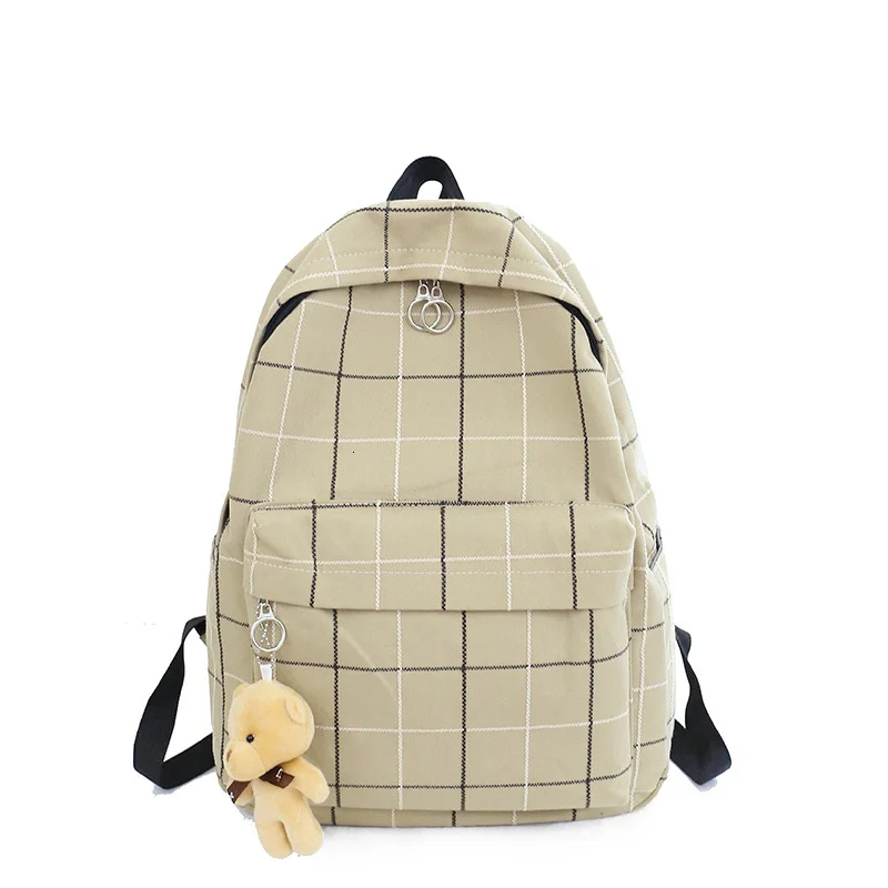 2020 Small Fresh Plaid Canvas Ladies Backpack New Fashion High Quality Student Bag Casual Wild Large Capacity Travel Backpack
2020 Small Fresh Plaid Canvas Ladies Backpack New Fashion High Quality Student Bag Casual Wild Large Capacity Travel Backpack
