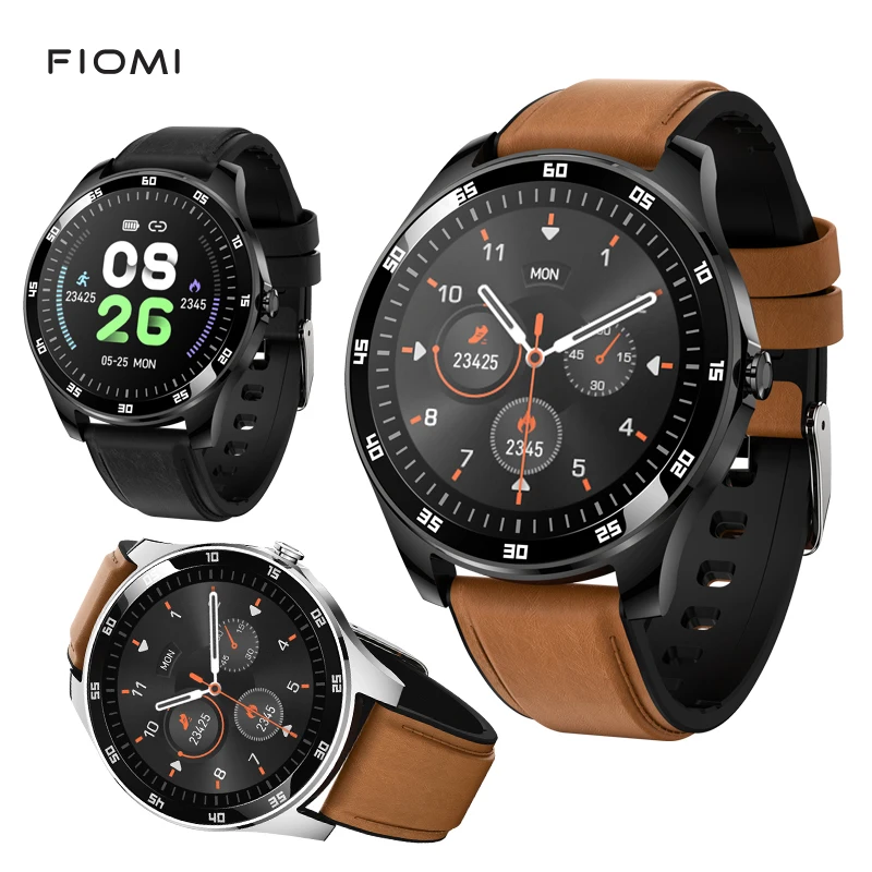 FIOMI s16 Smart Watch Men Full Touch Fitness Tracker Blood Pressure Clock Women GT2 Smartwatch for Xiaomi Android iOS | Электроника