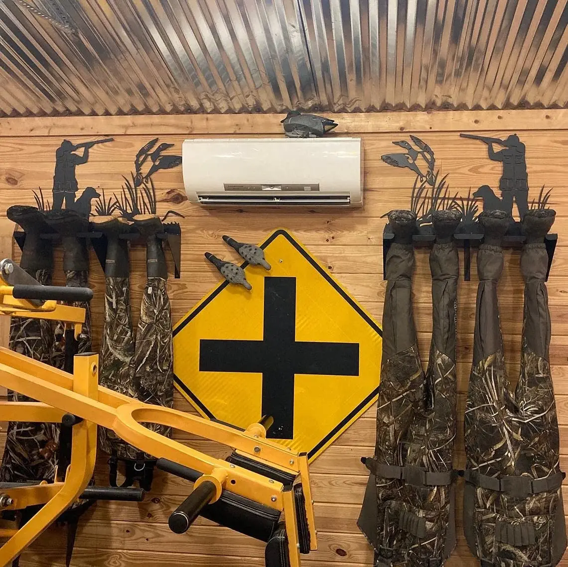 Waders Rack Organizer Duck Hunting Silhouette Wall Mounted Metal Boat Storage Stand Keep Boots In Shape For Various Boat
Waders Rack Organizer Duck Hunting Silhouette Wall Mounted Metal Boat Storage Stand Keep Boots In Shape For Various Boat