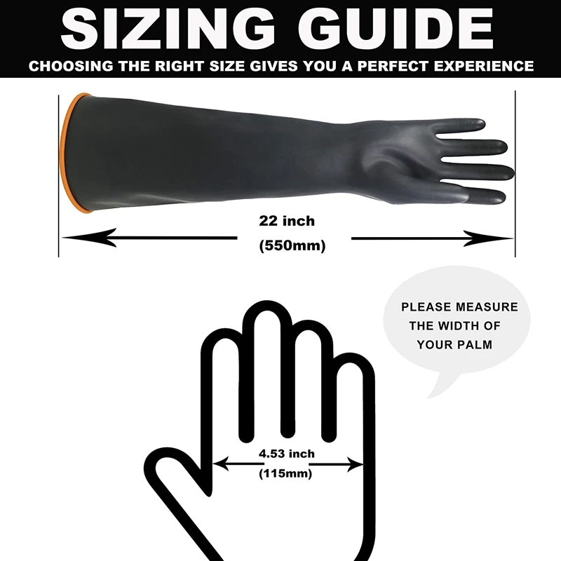 1 Pair Rubber Gloves, Chemical-Resistant Thiocyanate Latex Gloves, Industrial Gloves For Safe Operation
1 Pair Rubber Gloves, Chemical-Resistant Thiocyanate Latex Gloves, Industrial Gloves For Safe Operation