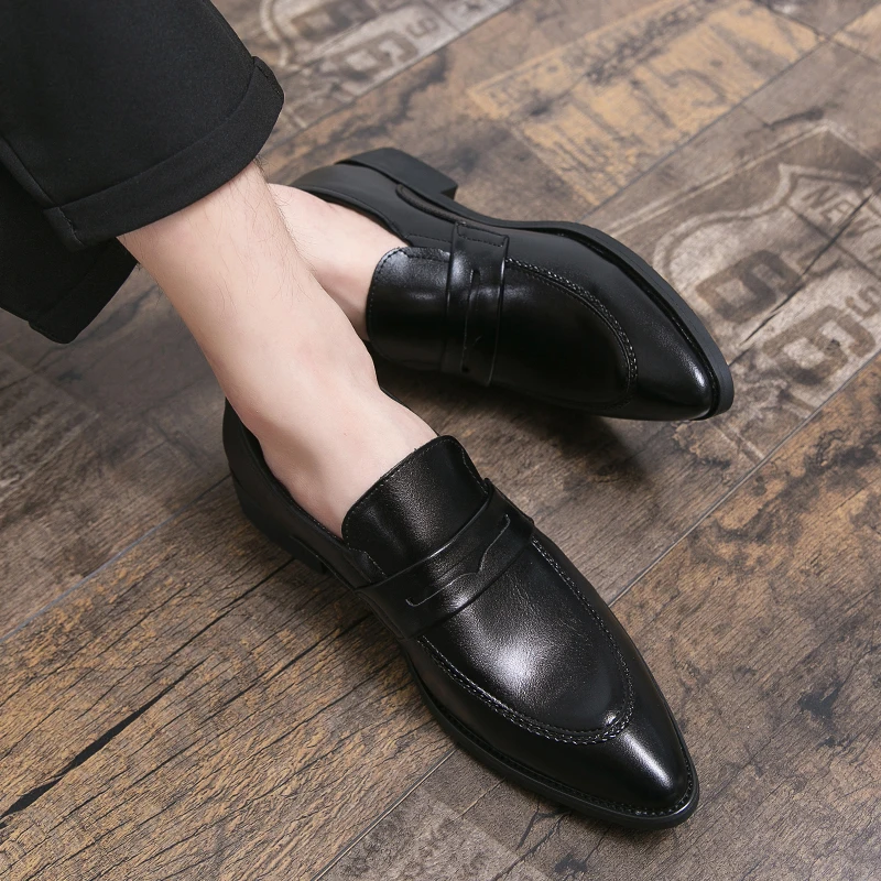 Male Shoe Shoes Cordless Zapatos De Cuero Para Hombre Casual Men Leather Italian Black For Summer Luxury Man Dress Formal
Male Shoe Shoes Cordless Zapatos De Cuero Para Hombre Casual Men Leather Italian Black For Summer Luxury Man Dress Formal