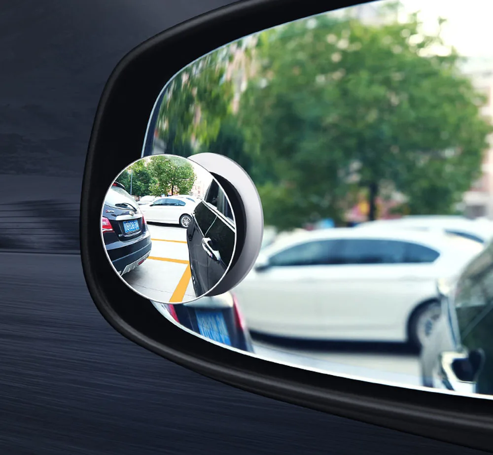 Автомобильное 360 градусов широкоугольное круглое выпуклое зеркало заднего вида
