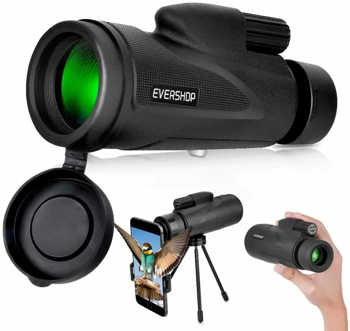 Evershop Монокулярные Телескопы для взрослых 12x50 BAK4 высокомощный ручной телефон
Evershop Монокулярные Телескопы для взрослых 12x50 BAK4 высокомощный ручной телефон