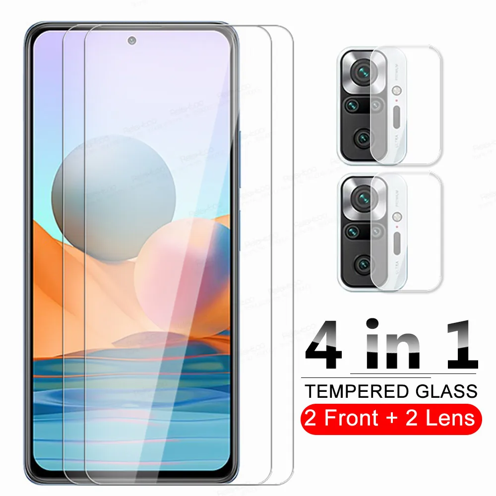 Защитное стекло 4 в 1 для камеры Xiaomi Redmi Note 10 Pro 9 8 10T 9T 8T Me 8A 9A 9C 7A 6A 6 7 A | Мобильные