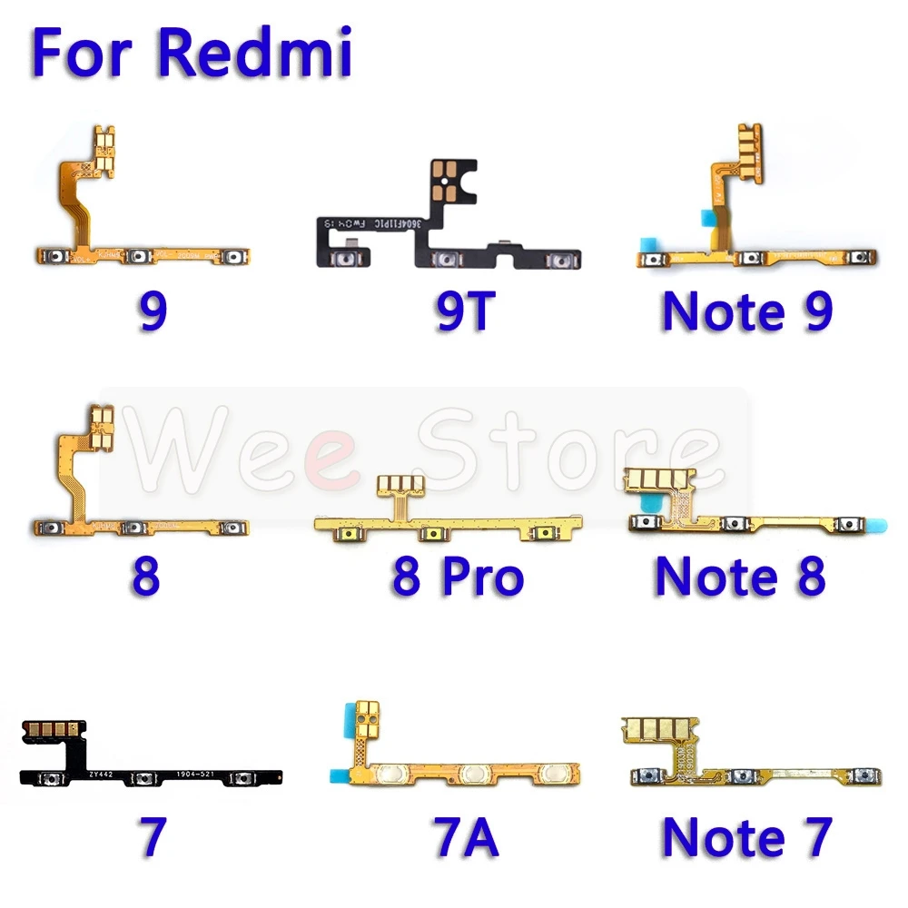 Шлейф для Xiaomi Redmi Note 7 8 9 7A 8A 9A 8T 9T K20 Pro Plus Lite|Шлейфы мобильных телефонов| |