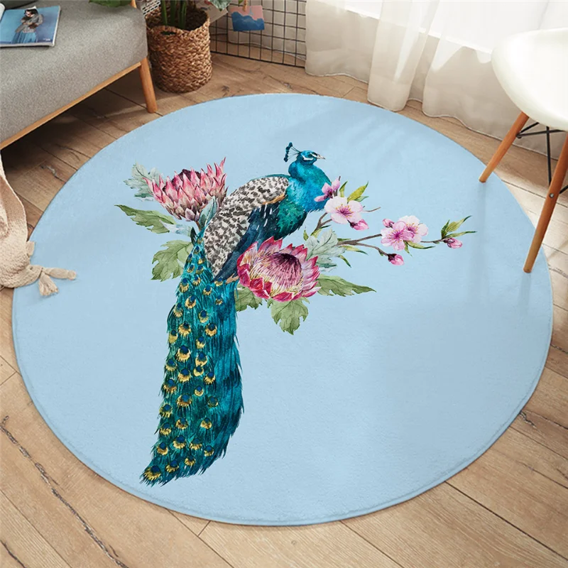 Peacock Printed Carpet Balcony Bathroom Non-slip Entrance Door Mat Bedroom Decorative Carpet Living Room Coffee Table Mat Rug
Peacock Printed Carpet Balcony Bathroom Non-slip Entrance Door Mat Bedroom Decorative Carpet Living Room Coffee Table Mat Rug