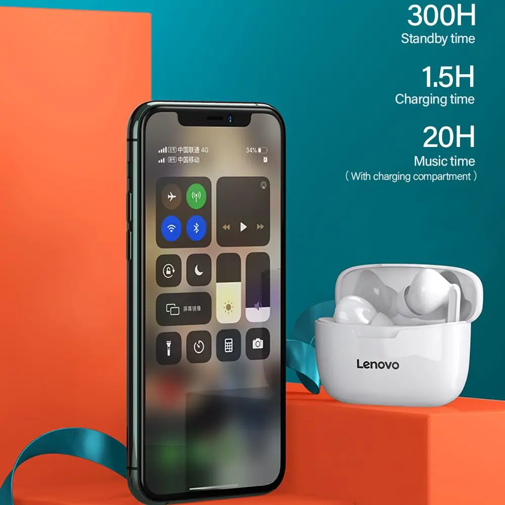 Lenovo XT90 Wireless Bluetooth Headphones Bluetooth Earphones HD Call Automatic Pairing Voice Control Touch Earbuds Waterproof 
Lenovo XT90 Wireless Bluetooth Headphones Bluetooth Earphones HD Call Automatic Pairing Voice Control Touch Earbuds Waterproof