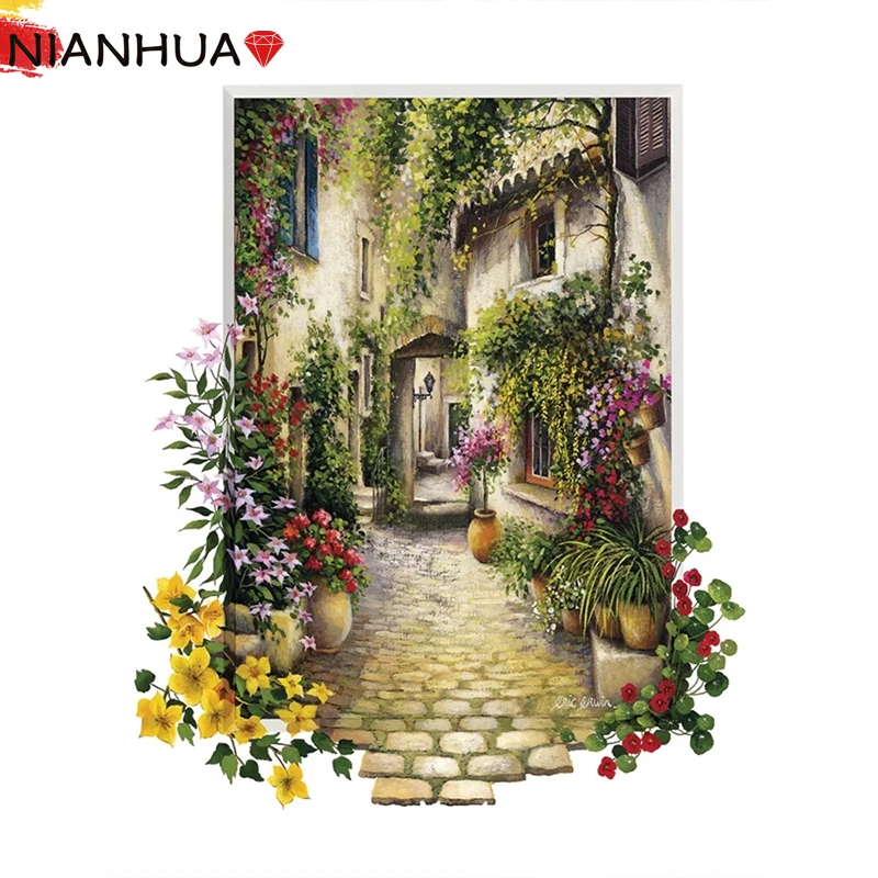 Diamond Painting Alley Flowers Plants Beautiful Scenery DIY 5D Children Mosaic Mural Art Square Round Photo Embroidery Set Gift
Diamond Painting Alley Flowers Plants Beautiful Scenery DIY 5D Children Mosaic Mural Art Square Round Photo Embroidery Set Gift