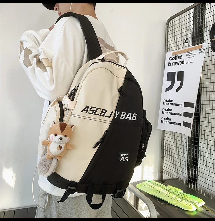 BB110 College students simple Japanese trendy backpack large-capacity backpack
BB110 College students simple Japanese trendy backpack large-capacity backpack