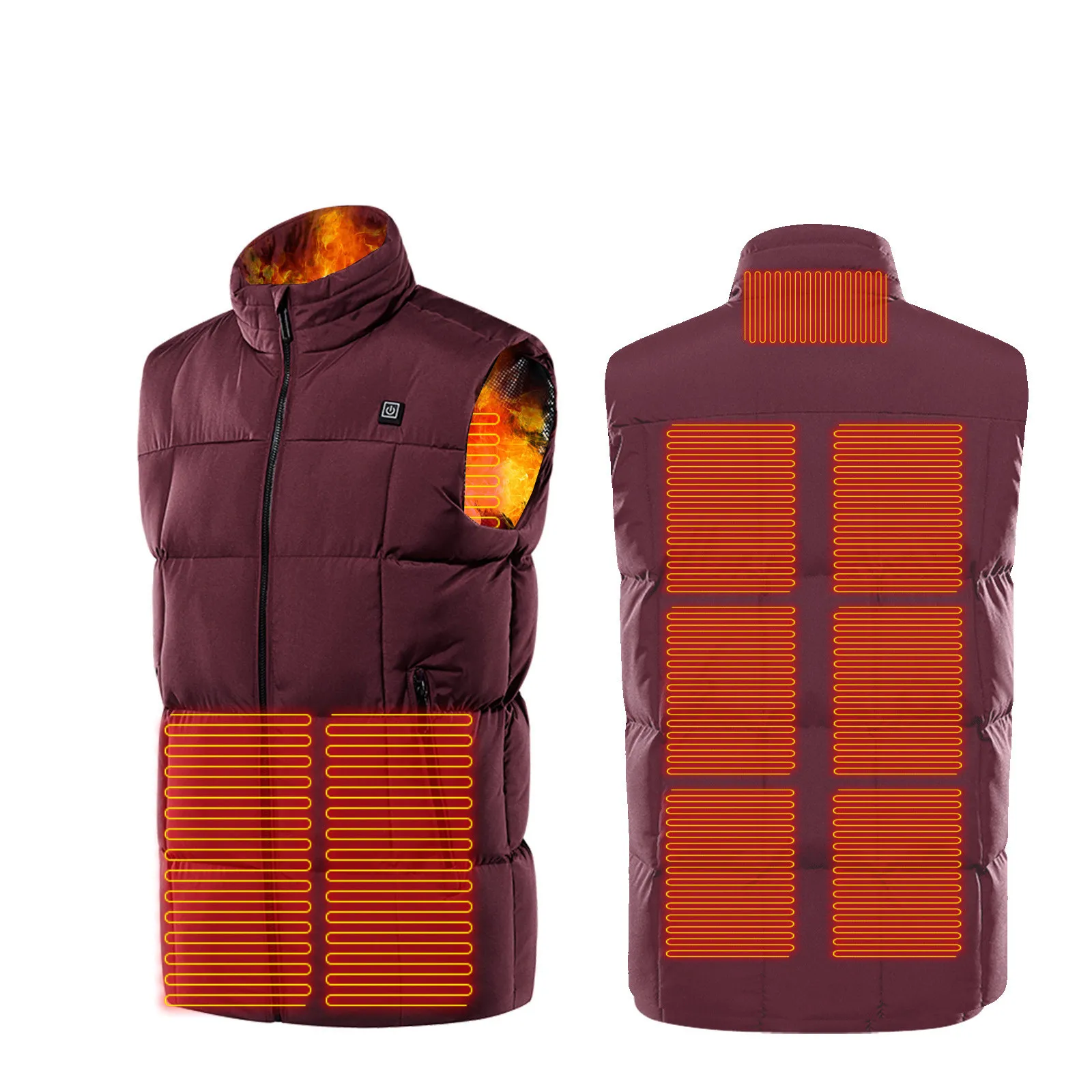 9 Areas Heated Vest Jacket Men Outdoor Winter Electrical USB Heating Jacket Sleevless Fishing Hunting Waistcoat Hiking Vest
9 Areas Heated Vest Jacket Men Outdoor Winter Electrical USB Heating Jacket Sleevless Fishing Hunting Waistcoat Hiking Vest