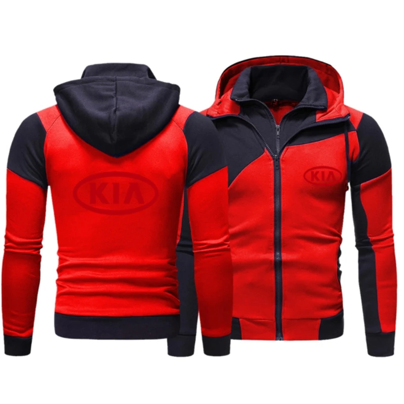 2021NEW Spring Autumn Fashion Long Sleeve Cardigan Double Zipper Jacket for KIA Zipper Hoodie Men Pullover Sweatshirts
2021NEW Spring Autumn Fashion Long Sleeve Cardigan Double Zipper Jacket for KIA Zipper Hoodie Men Pullover Sweatshirts