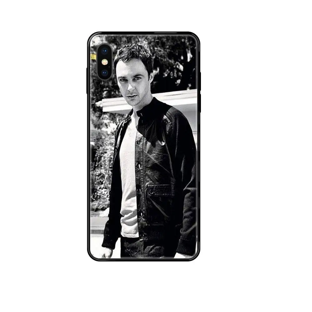 Soft TPU Black Case Mobile For Xiaomi Mi Note A1 A2 A3 5 5s 6 8 9 10 SE Lite Pro Ultra Sheldon Lee Cooper Bazinga Jim Parsons | Мобильные