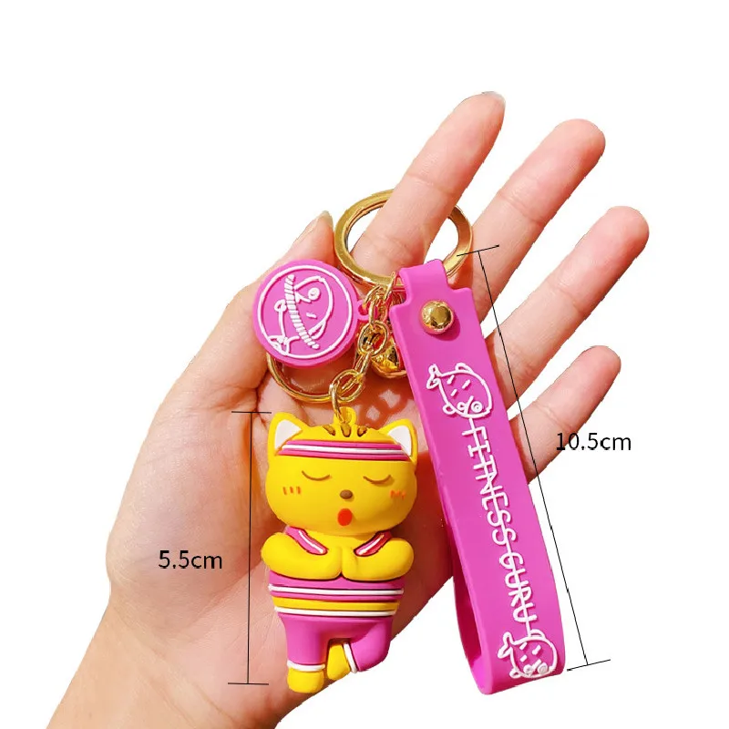 New Sports Talent Cat Keychain Cartoon Epoxy Cat Animal Keychains Women Girl Bag Car Pendant Keyring Accessory Jewelry Gift
New Sports Talent Cat Keychain Cartoon Epoxy Cat Animal Keychains Women Girl Bag Car Pendant Keyring Accessory Jewelry Gift