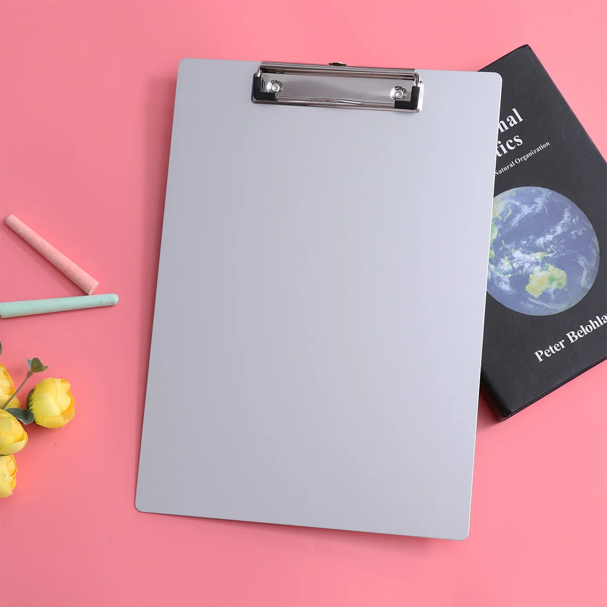 A4 Aluminum Clipboard Paper Holder Metal Clipboard File A4 Binder Holder for Office School Worker (Silver)
A4 Aluminum Clipboard Paper Holder Metal Clipboard File A4 Binder Holder for Office School Worker (Silver)