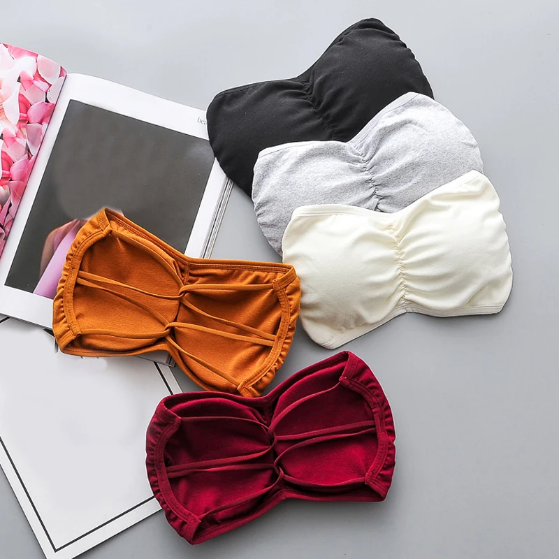 Thread Chest Wrap Strapless Off Shoulder Seamless One Piece Sexy Women's Underwear Boob Chest pad Tube Top Undershirt Brassiere
Thread Chest Wrap Strapless Off Shoulder Seamless One Piece Sexy Women's Underwear Boob Chest pad Tube Top Undershirt Brassiere