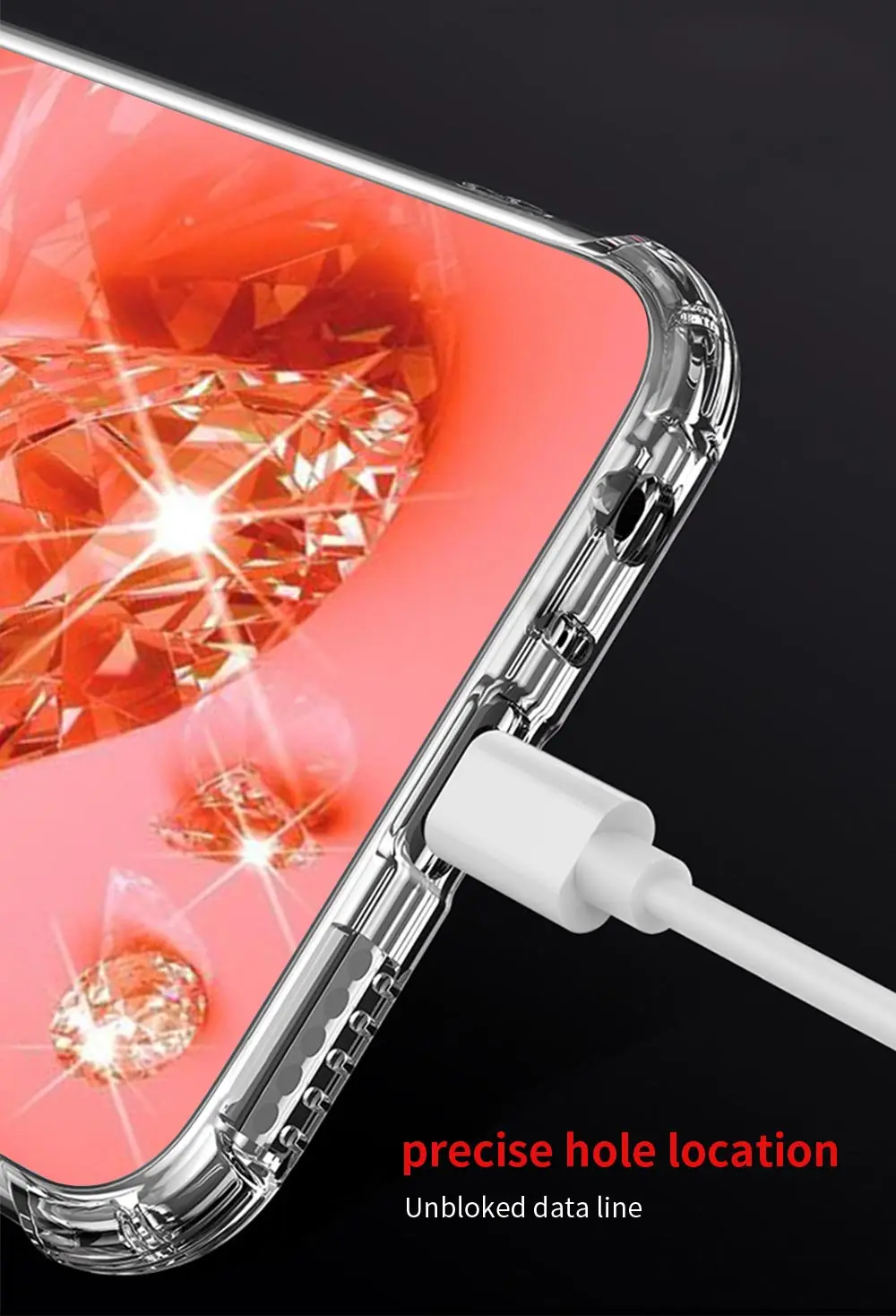 Diamond Shockproof Airbag Phone Case for Xiaomi Redmi Note 8 8T 9 9S K30 K20 Pro 7 7A 9A 9C Soft TPU Shell Cover
Diamond Shockproof Airbag Phone Case for Xiaomi Redmi Note 8 8T 9 9S K30 K20 Pro 7 7A 9A 9C Soft TPU Shell Cover