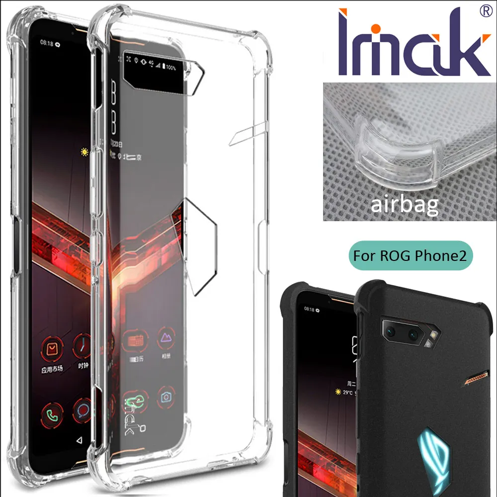 Фото IMAK Чехол с "воздушной подушкой" для Asus ROG Phone2 II ZS660KL Ударопрочный Мягкий ТПУ