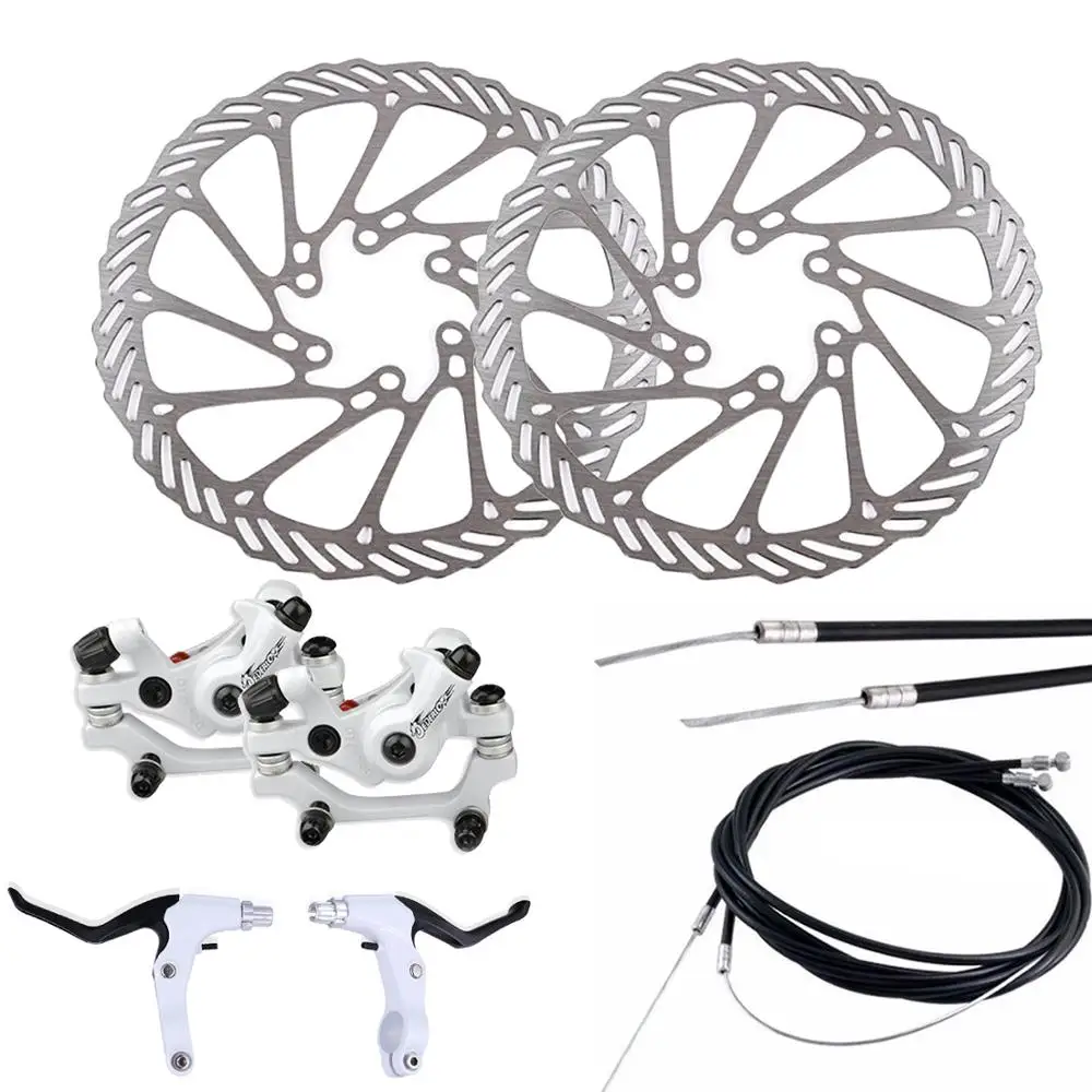 BB5 Mountain Bike Mechanical Disc Brake Front & Rear Set with G3 160mm Rotors Aluminum Alloy Dead-angle Free Disc Dropshipping
BB5 Mountain Bike Mechanical Disc Brake Front & Rear Set with G3 160mm Rotors Aluminum Alloy Dead-angle Free Disc Dropshipping