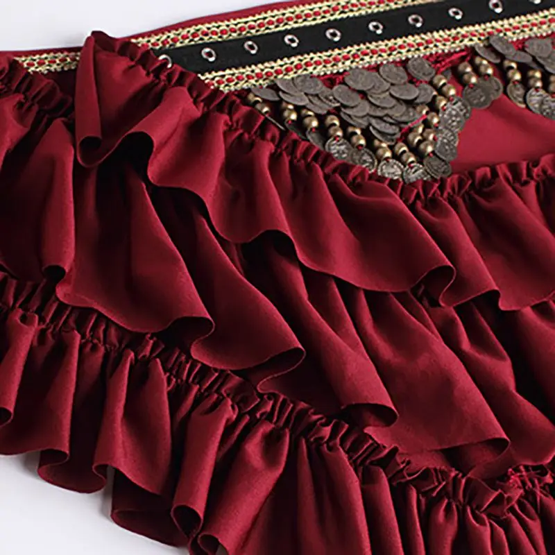 Belly Dance Waist Chain Retro Color Ding Copper Coin Hip Towel Loud And Long Waistband Tribal Belt
Belly Dance Waist Chain Retro Color Ding Copper Coin Hip Towel Loud And Long Waistband Tribal Belt