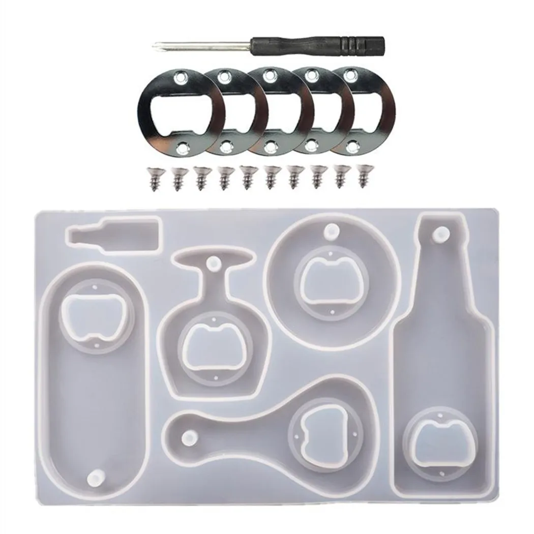 DIY Silicone Mold For Handmade Resin Beer Spanner Bottle Opener Casting Mold For Handmade Epoxy Resin Beer Spanner Bottle Opener
DIY Silicone Mold For Handmade Resin Beer Spanner Bottle Opener Casting Mold For Handmade Epoxy Resin Beer Spanner Bottle Opener