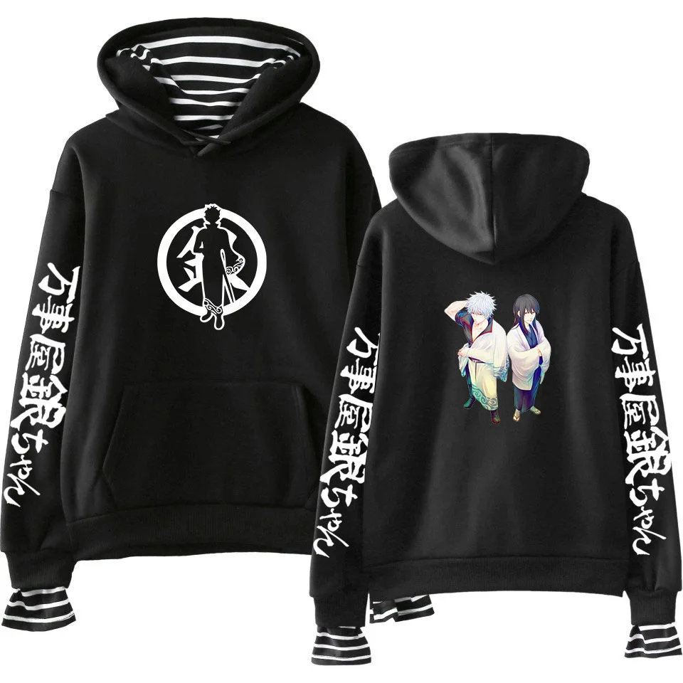 Japan Anime Gintama Hoodies Women Men Fake Two Piece Hooded Sweatshirt Harajuku Streetwear Hip Hop Pullover Clothes Sudadera
Japan Anime Gintama Hoodies Women Men Fake Two Piece Hooded Sweatshirt Harajuku Streetwear Hip Hop Pullover Clothes Sudadera