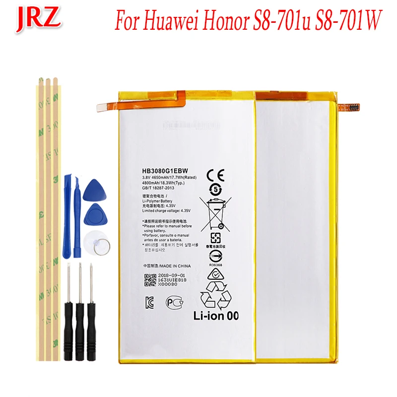 Аккумулятор HB3080G1EBW 4 35 в 4800 мА/ч для Huawei Honor S8 701u Mediapad M1 8 0 сменные батареи