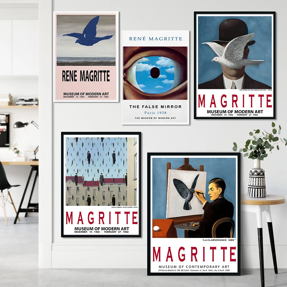 Rene Magritte Artist Prints Surrealist Abstract Canvas La Clairvoyance Posters Wall Art Pictures For Living Room Decor Cuadros
Rene Magritte Artist Prints Surrealist Abstract Canvas La Clairvoyance Posters Wall Art Pictures For Living Room Decor Cuadros