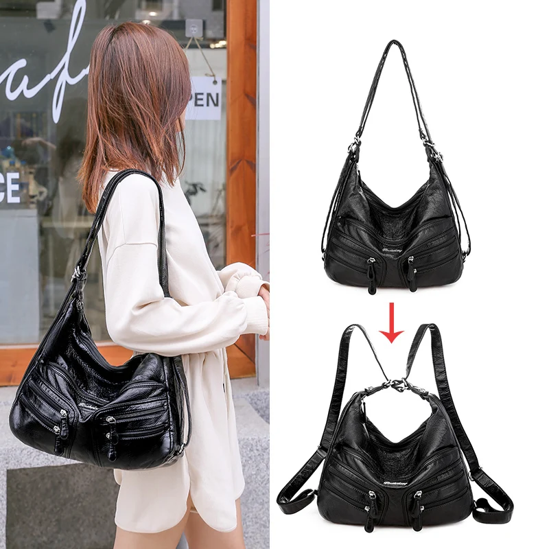 High Quality women Leather Handbags Crossbody Bags For Women Bag Shoulder Bags lady bag Deformable tote Women Bag sac main
High Quality women Leather Handbags Crossbody Bags For Women Bag Shoulder Bags lady bag Deformable tote Women Bag sac main