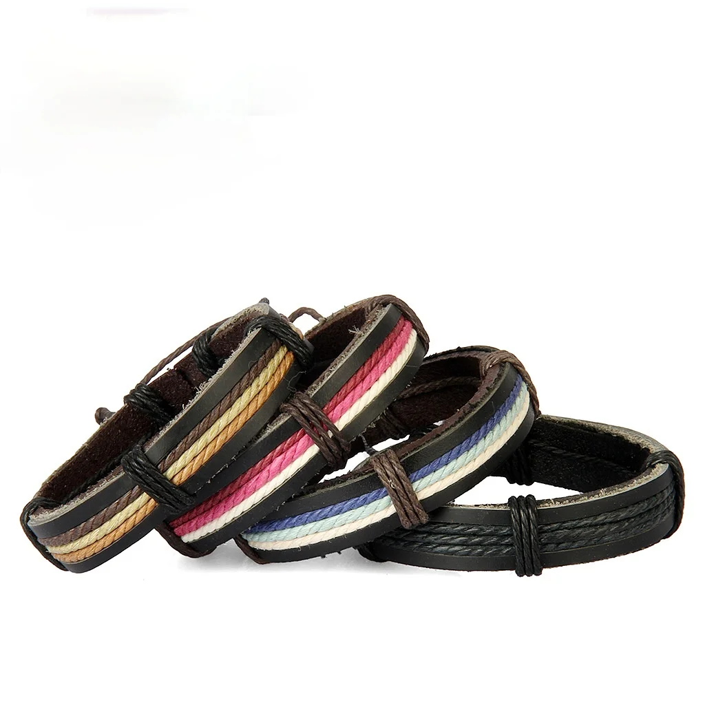 Fashion New Multi Color Contrast Hand Woven Wax Rope Pull Bracelet Line Bracelet Men's and Women's Bracelet Simple Jewelry
Fashion New Multi Color Contrast Hand Woven Wax Rope Pull Bracelet Line Bracelet Men's and Women's Bracelet Simple Jewelry