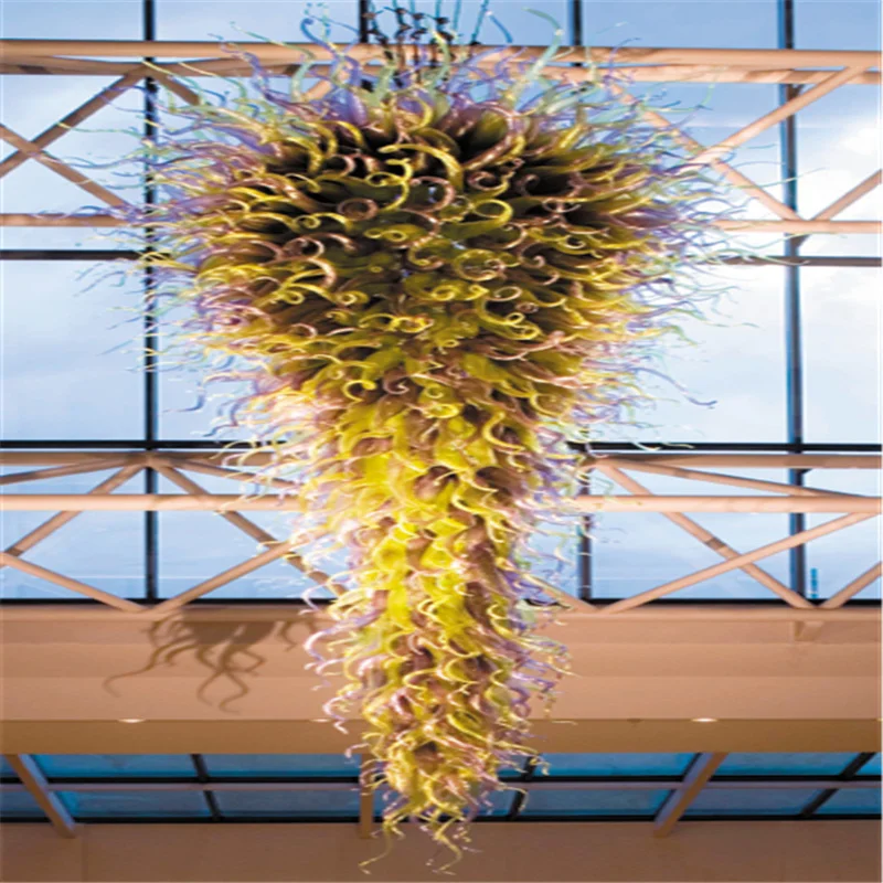 Hand-blown Glass Crystal Chandelier Gold W150xH90CM LED Art Pendant Light Indoor Lustre Hotel Hall/Parlor Decoration
Hand-blown Glass Crystal Chandelier Gold W150xH90CM LED Art Pendant Light Indoor Lustre Hotel Hall/Parlor Decoration