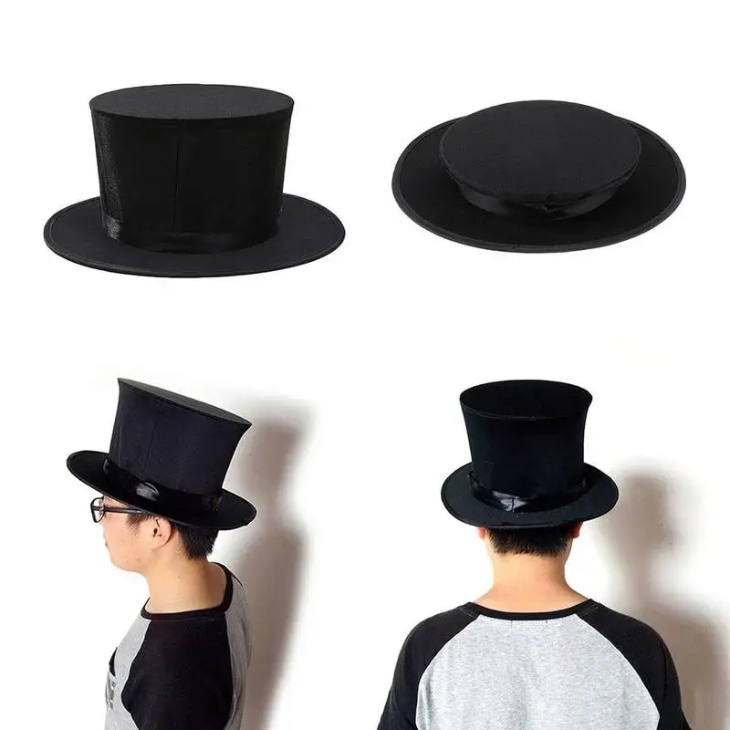 1pcs Folding Hat Professional Magician Close-up Stage Hat Dark Bag With Tricks Folding Performance Props A5L4
1pcs Folding Hat Professional Magician Close-up Stage Hat Dark Bag With Tricks Folding Performance Props A5L4