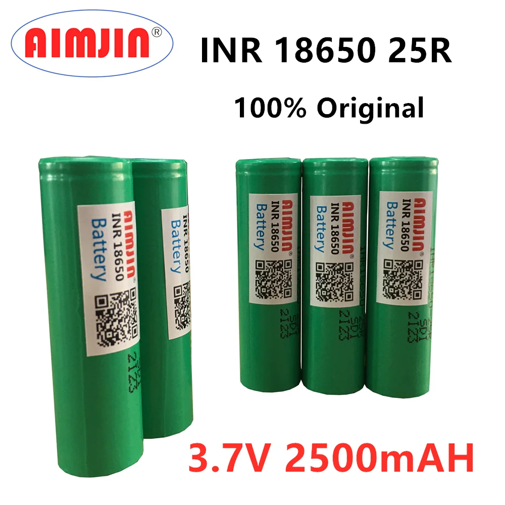 18650 3.7V 2500 MAH Rechargeable Battery INR 18650 25R 20A Uses E-cigarettes All Kinds of Electronic Products
18650 3.7V 2500 MAH Rechargeable Battery INR 18650 25R 20A Uses E-cigarettes All Kinds of Electronic Products