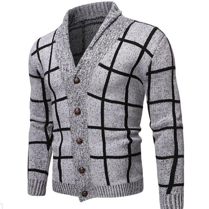 Мужской трикотажный кардиган с длинным рукавом, на пуговицах
Мужской трикотажный кардиган с длинным рукавом, на пуговицах