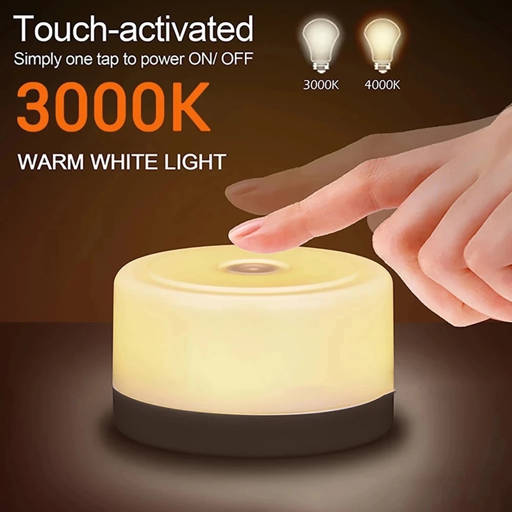 Innovative LED Touch Control Night Light Induction Dimmer Lamp Smart Bedside Lamp RGB Color USB Change Rechargeable Night Lamp
Innovative LED Touch Control Night Light Induction Dimmer Lamp Smart Bedside Lamp RGB Color USB Change Rechargeable Night Lamp