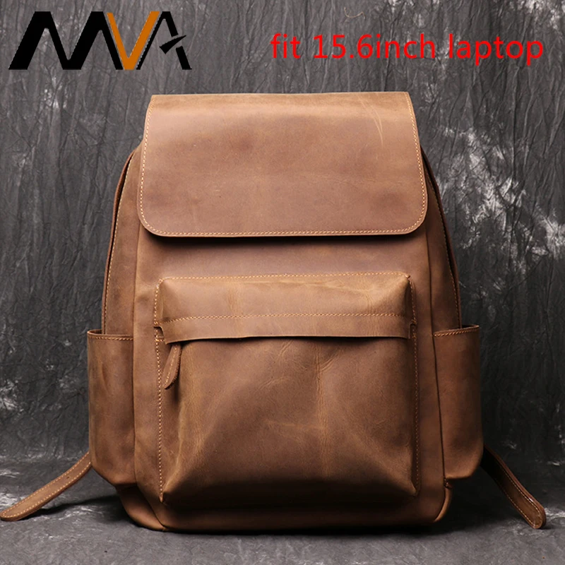 MVA Genuine Leather Backpack For Man First Layer Cowhide Backpack Leisure Travel Bag Large Capacity Computer Bag For 15.6inch
MVA Genuine Leather Backpack For Man First Layer Cowhide Backpack Leisure Travel Bag Large Capacity Computer Bag For 15.6inch
