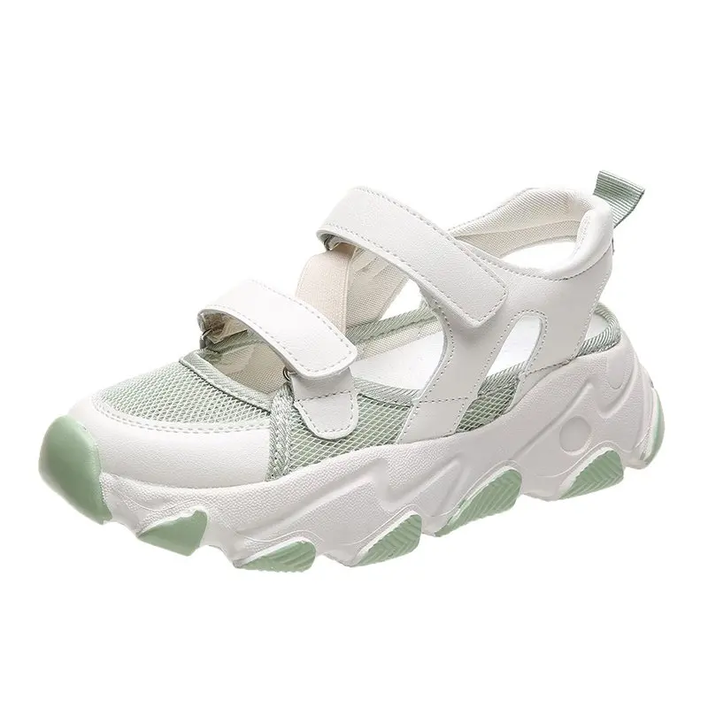 Mesh Sandals Women 2022 Summer New Hook & Loop Beach Sandal Fashion Baotou Platform Shoes Woman Casual Thick Sole Home Shoe
Mesh Sandals Women 2022 Summer New Hook & Loop Beach Sandal Fashion Baotou Platform Shoes Woman Casual Thick Sole Home Shoe