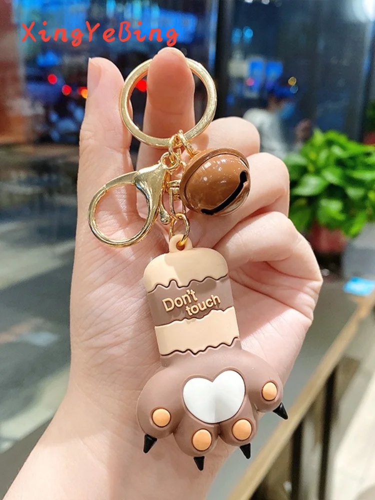 Cartoon Cute Than Heart Cat Claw Three-Dimensional Pendant Silicone Key Chain Accessories Girl Heart Car Key Chain Small Gift
Cartoon Cute Than Heart Cat Claw Three-Dimensional Pendant Silicone Key Chain Accessories Girl Heart Car Key Chain Small Gift