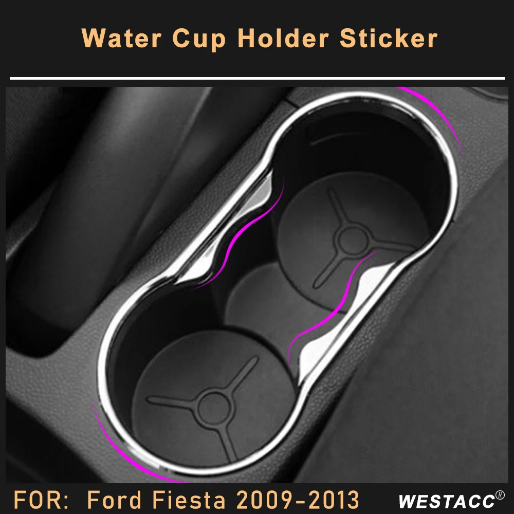ABS Car Water Cup Holder Cover Decoration Protective Trim Frame Sticker for Ford Fiesta 2009 - 2013 Interior Accessories
ABS Car Water Cup Holder Cover Decoration Protective Trim Frame Sticker for Ford Fiesta 2009 - 2013 Interior Accessories