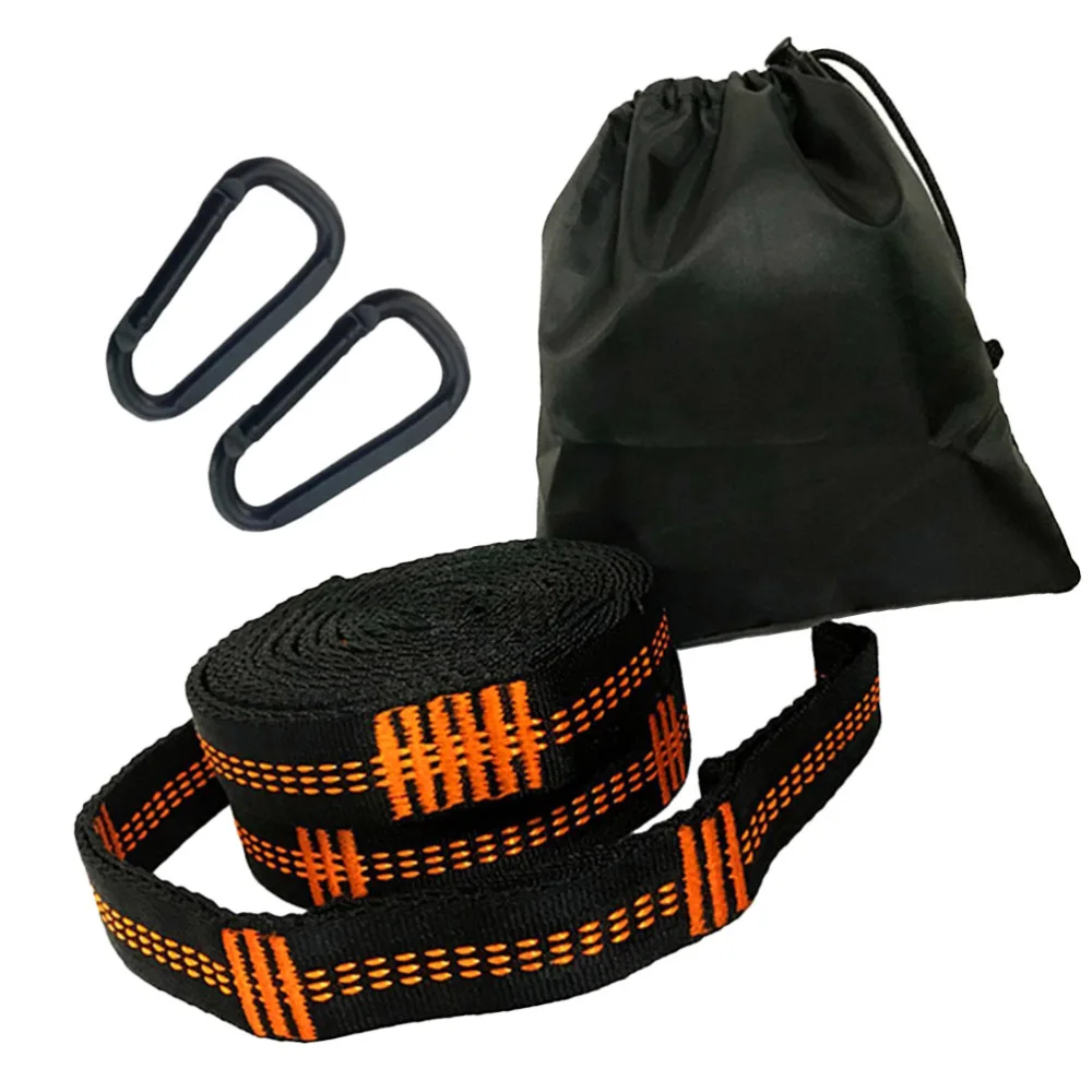 Outdoor Hammock Tree Straps Set Polyester Swing Hanging Straps with 2 Carabiners and Storage Bag (Arc-shaped)
Outdoor Hammock Tree Straps Set Polyester Swing Hanging Straps with 2 Carabiners and Storage Bag (Arc-shaped)