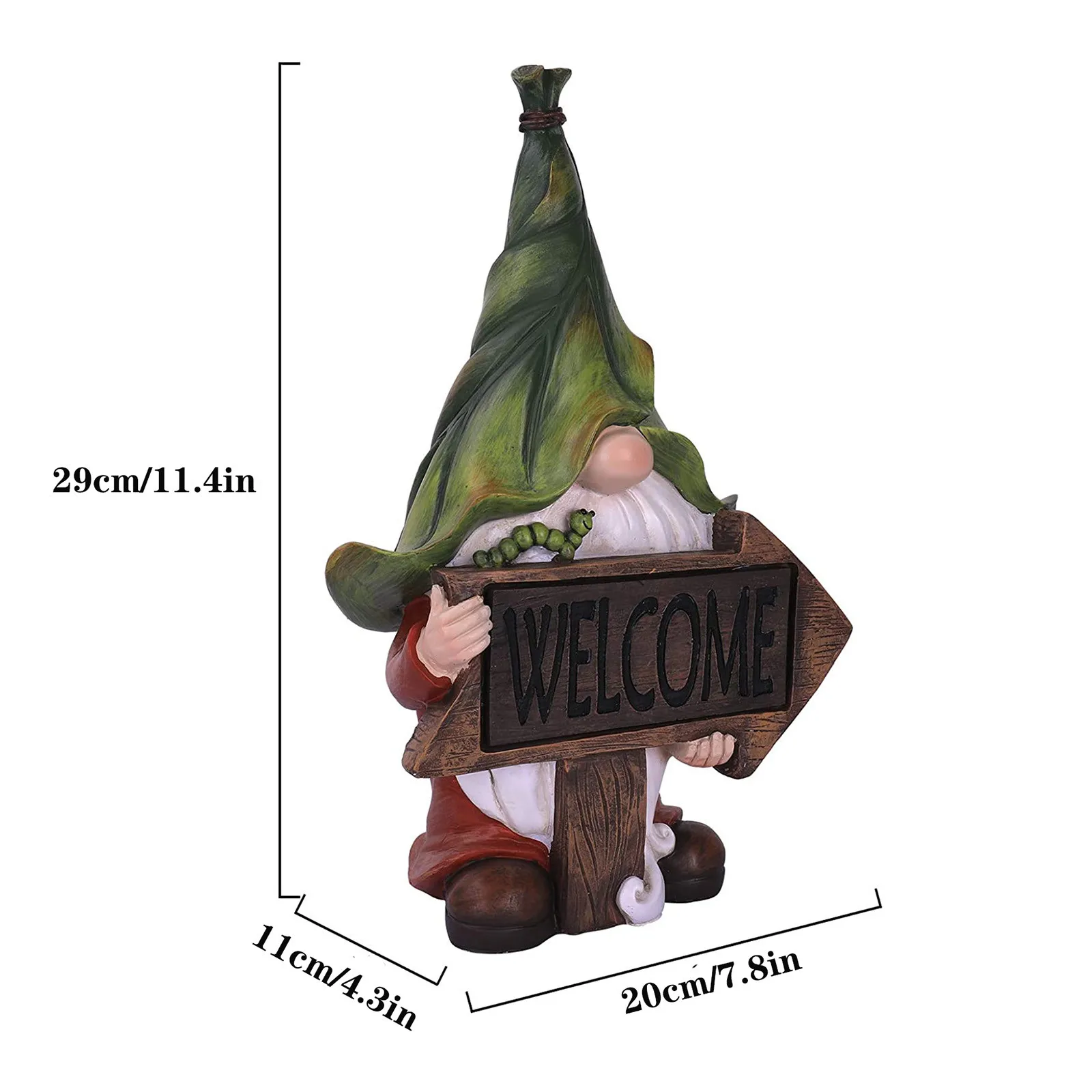 Garden Dwarf Resin Statue Solar Led Light Gnome Balcony Terrace Lawn Decoration Sculpture Welcome Statuette Landscape Light#W
Garden Dwarf Resin Statue Solar Led Light Gnome Balcony Terrace Lawn Decoration Sculpture Welcome Statuette Landscape Light#W