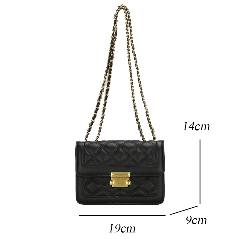 Fashion Diamond Lattice Shoulder Bag Leather Chains Cross Body Bags for Woman Handbags Bolso 2021 Designer Hand Bag Sac A Main
Fashion Diamond Lattice Shoulder Bag Leather Chains Cross Body Bags for Woman Handbags Bolso 2021 Designer Hand Bag Sac A Main