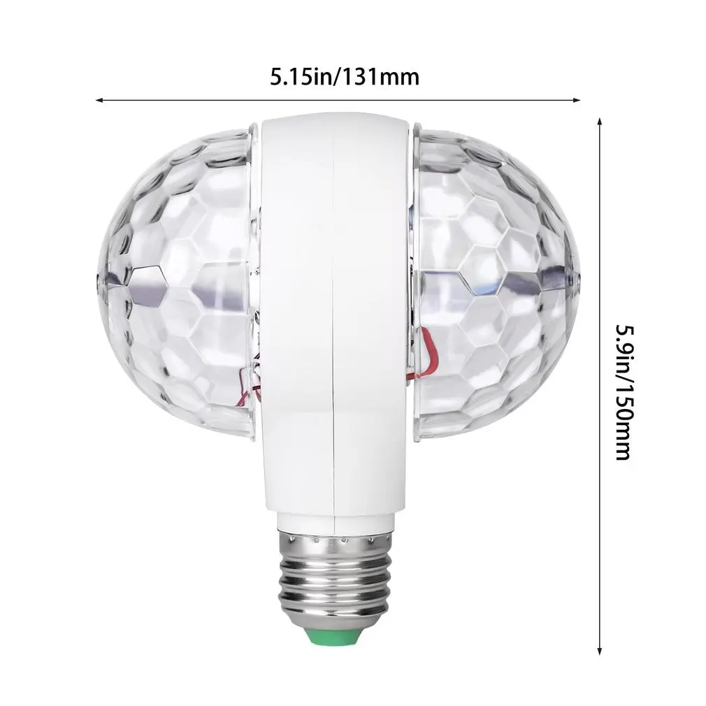 ICOCO LED 6W Rotating Bulb Light with Dual Head Magic Stage Disco Lamp Rotating Double-headed LED Colorful Stage Light Sale
ICOCO LED 6W Rotating Bulb Light with Dual Head Magic Stage Disco Lamp Rotating Double-headed LED Colorful Stage Light Sale