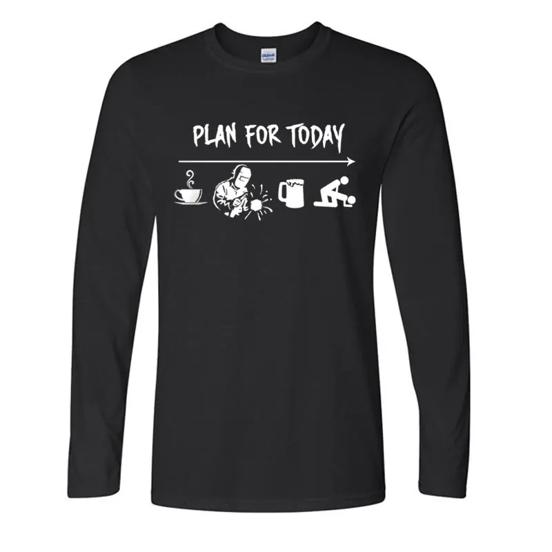 Plan for Today T-Shirt for Men Fashion Street Style Cotton All Size 100% Quality Cotton Men's Print Long Sleeved T-Shirt
Plan for Today T-Shirt for Men Fashion Street Style Cotton All Size 100% Quality Cotton Men's Print Long Sleeved T-Shirt