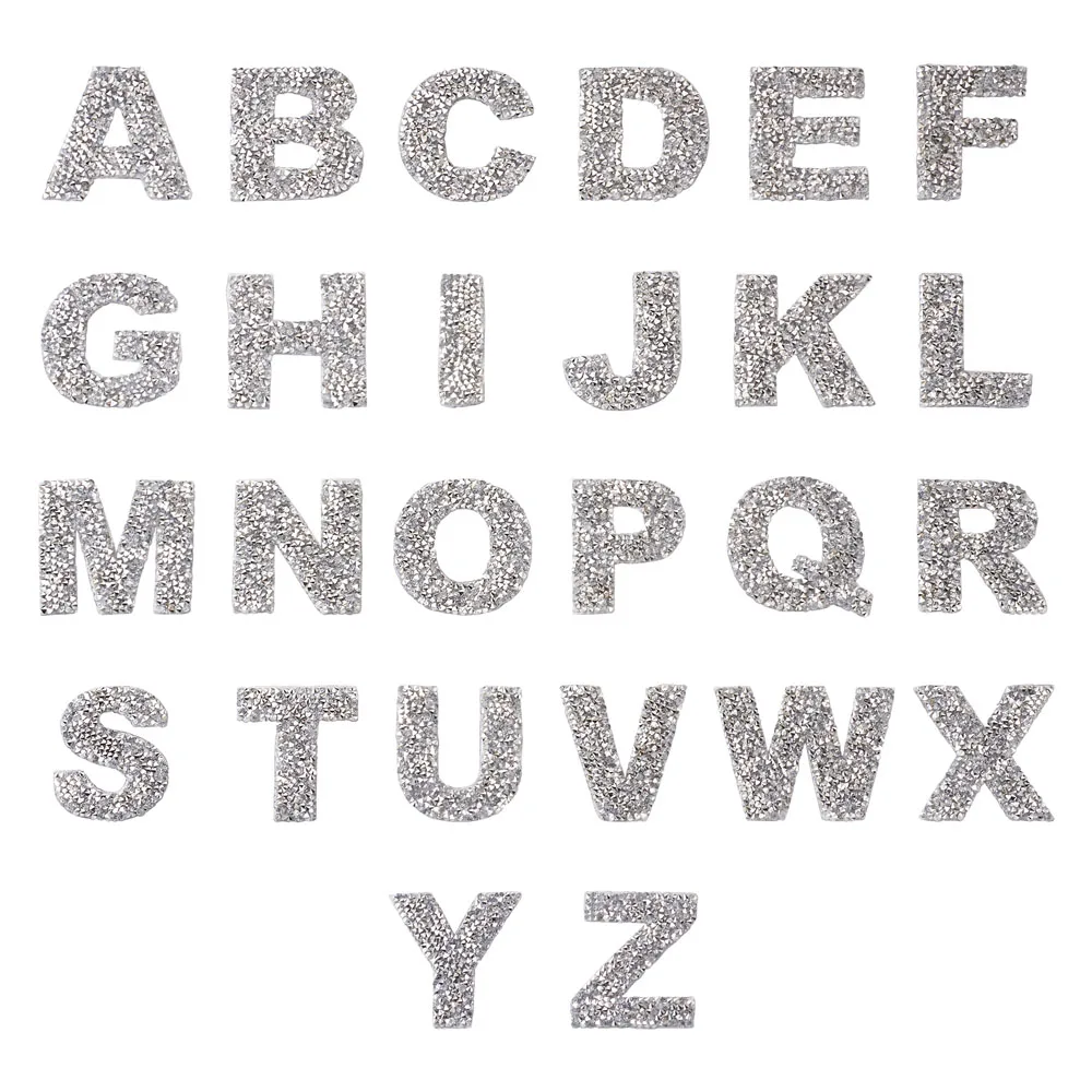 1Set Letter A-Z Bling Rhinestone Patches Iron Sew On Appliques Hotfix Sparkling Alphabetic Embellishments for Clothing Backpacks
1Set Letter A-Z Bling Rhinestone Patches Iron Sew On Appliques Hotfix Sparkling Alphabetic Embellishments for Clothing Backpacks